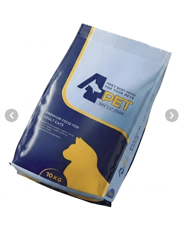 غذای خشک گربه فوریت( 4pet) در بسته بندی ۱ کیلویی زیپ کیپ